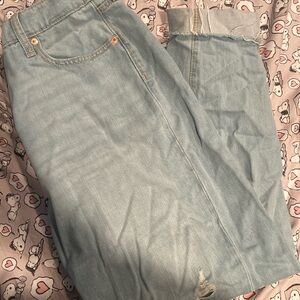 Boyfriend light wash jeans